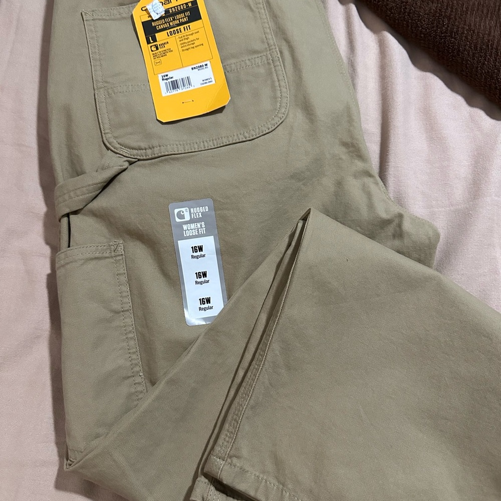 Carhartt Women’s Rugged Flex  Tan Work Pants